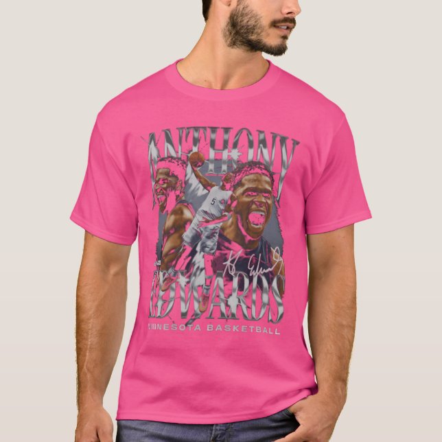 Anthony Edwards Minnesota Vintag T-Shirt (Vorderseite)