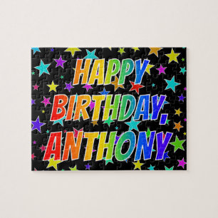 "ANTHONY" First Name, Fun "HAPPY BIRTHDAY" Puzzle
