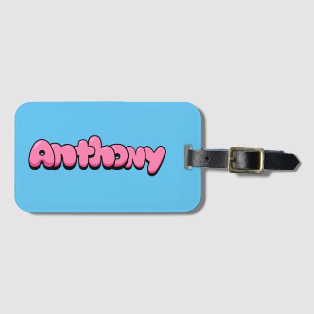 Anthony Luggage Tag Gepäckanhänger (Vorderseite (Horizontal))