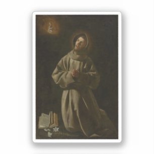 Anthony of Padua (Francisco de Zurbarán, 1627-30) Aufkleber