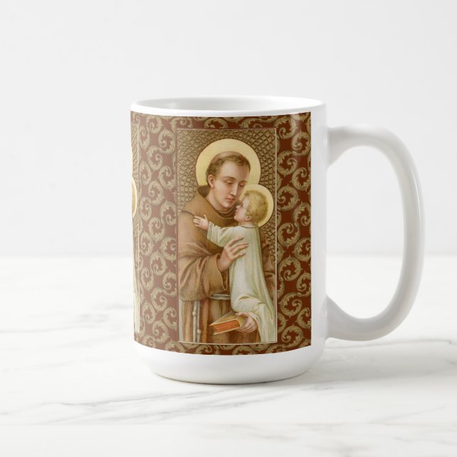 Anthony of Padua & the Christ Child (JM 05) Kaffeetasse (Rechts)