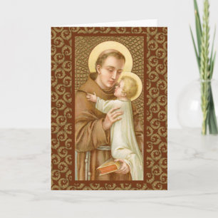 Anthony of Padua & the Christ Child (JM 05) Karte