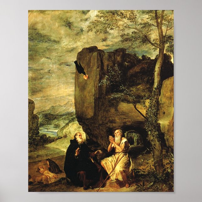 Anthony the Great and Paul of Thebes Poster (Vorne)