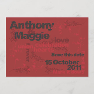 Anthony und Maggie Save the Date