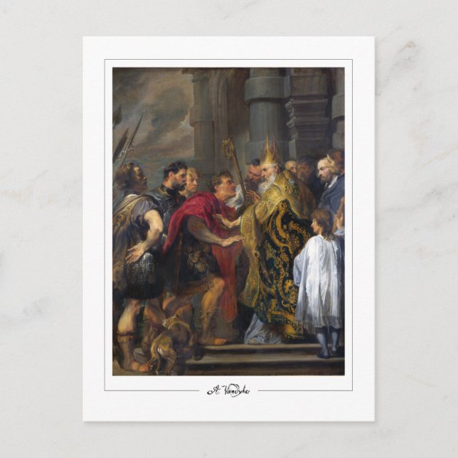 Anthony van Dyck #342 - Fine Art Postcard Postkarte (Vorderseite)