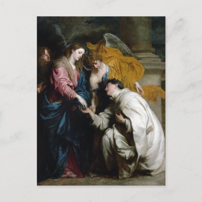 Anthony van Dyck Die Vision des Gesegneten Postkarte (Vorderseite)