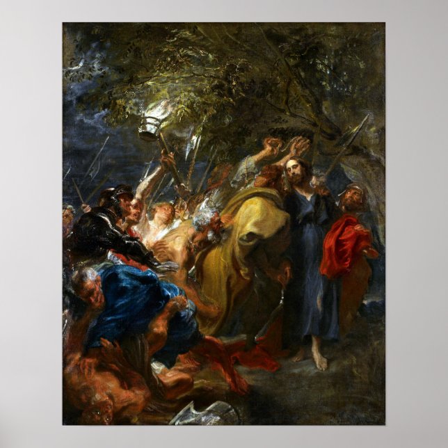 Anthony van Dyck The Betrayal of Christ Poster (Vorne)