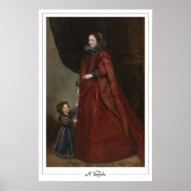 Anthony van Dyck Zedign Art Poster #589 (Vorne)