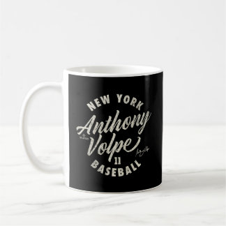 Anthony Volpe New York Baseball Cursive Mlbpa Kaffeetasse