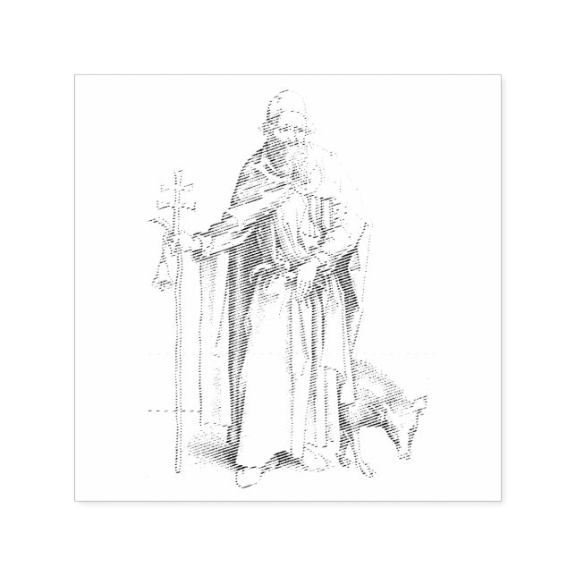 Anthony von Ägypten, Vater aller Mönche Permastempel (Design)