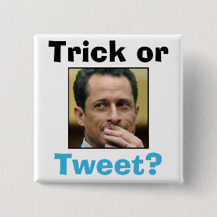 Anthony Weiner - betrügen Sie oder tweeten Sie? Button