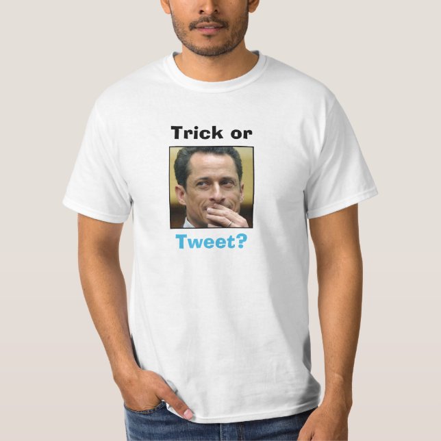 Anthony Weiner - betrügen Sie oder tweeten Sie? T-Shirt (Vorderseite)