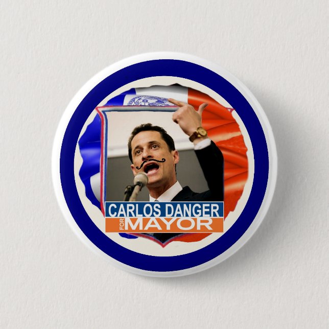Anthony Weiner für NYC Bürgermeister 2013 Button (Vorderseite)