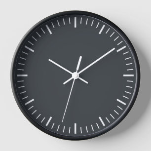 Anthrazit Wall Clock Uhr