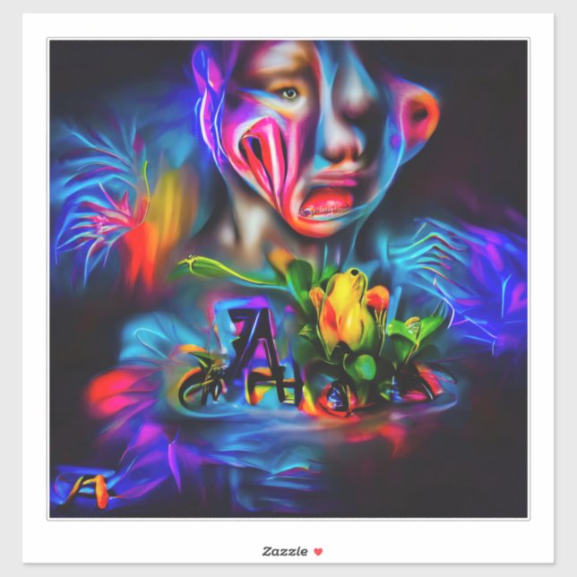 Anthrophobie 2 aufkleber (Blatt)