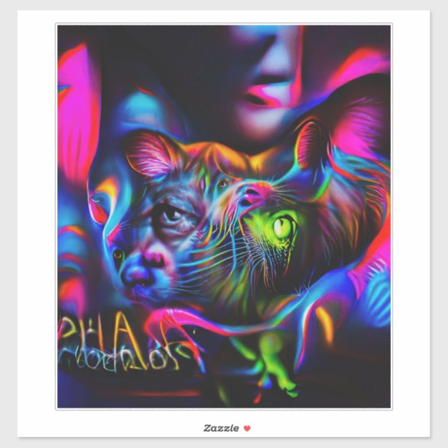 Anthrophobie Aufkleber (Blatt)