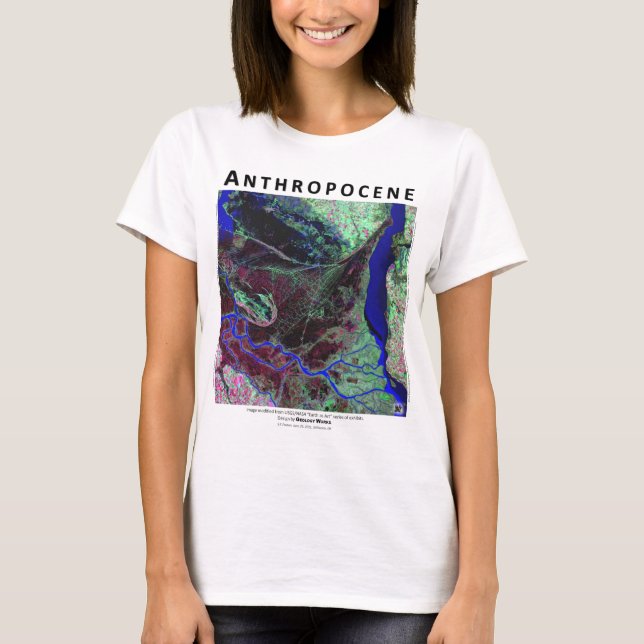 Anthropocene V_A - Der Parana-Dreieck, Argentinien T-Shirt (Vorderseite)