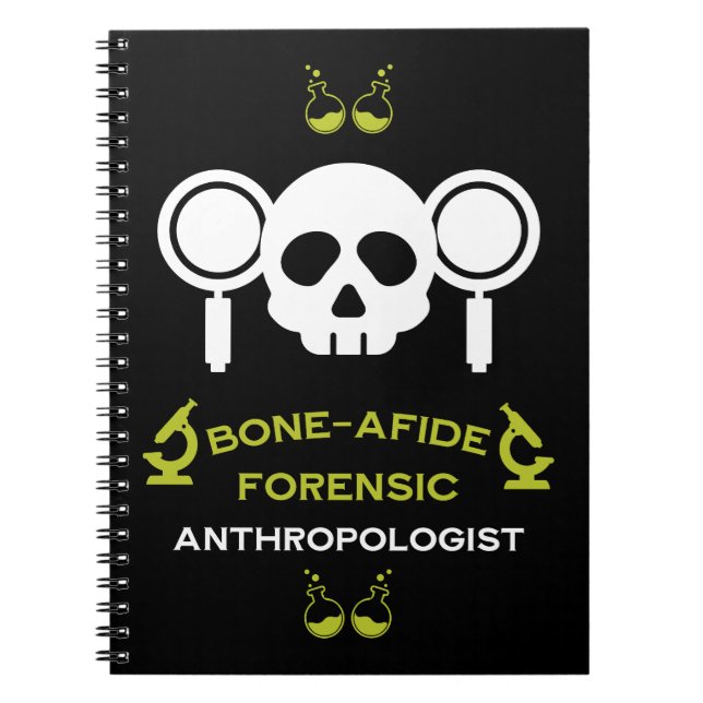 Anthropologe forensische Ärztin Notizblock (Vorderseite)