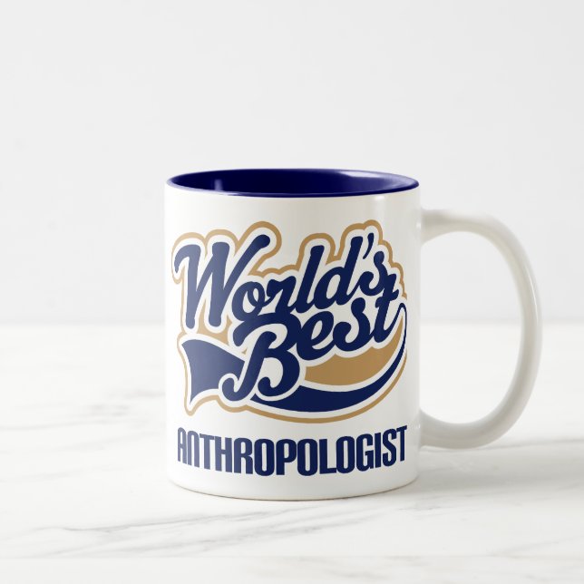 Anthropologen-Geschenk Zweifarbige Tasse (Rechts)