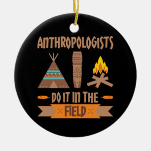 Anthropologen tun es in der Feldanthropologie Keramik Ornament
