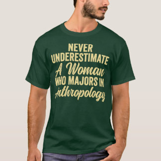 Anthropologie Anthropologie Zitat nie unterschätze T-Shirt
