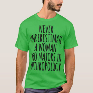 Anthropologie Anthropologie Zitat nie unterschätze T-Shirt