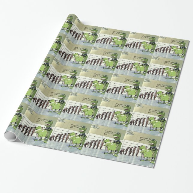 Anthropologie Evolutionspolizei stellt sich auf Ko Geschenkpapier (Ungerollt)
