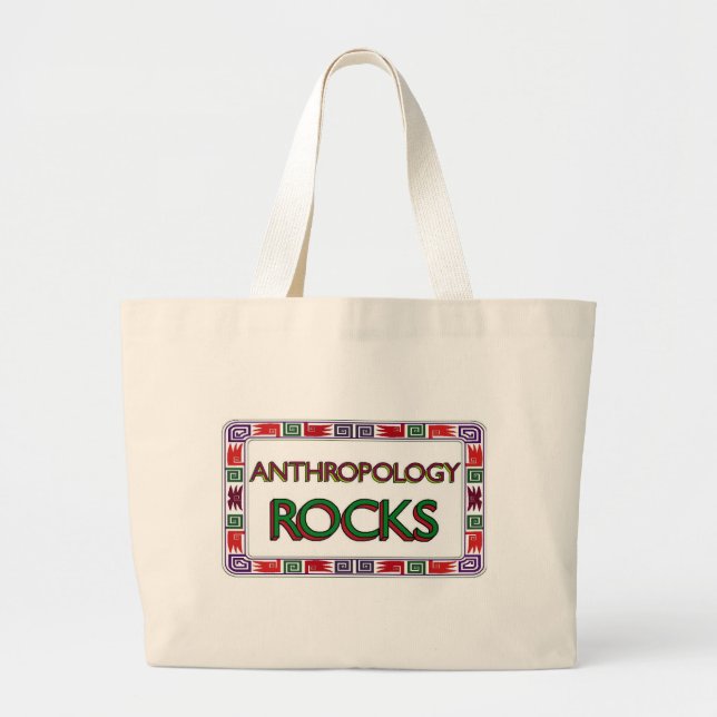Anthropologie-Felsen Jumbo Stoffbeutel (Vorne)