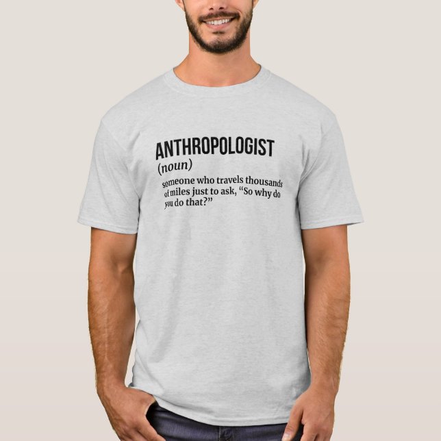 Anthropologie Nerd Funny Definition Shirt (Vorderseite)
