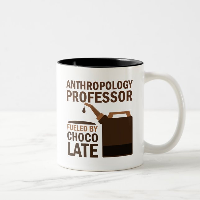 Anthropologie-Professor (lustiges) Geschenk Zweifarbige Tasse (Rechts)
