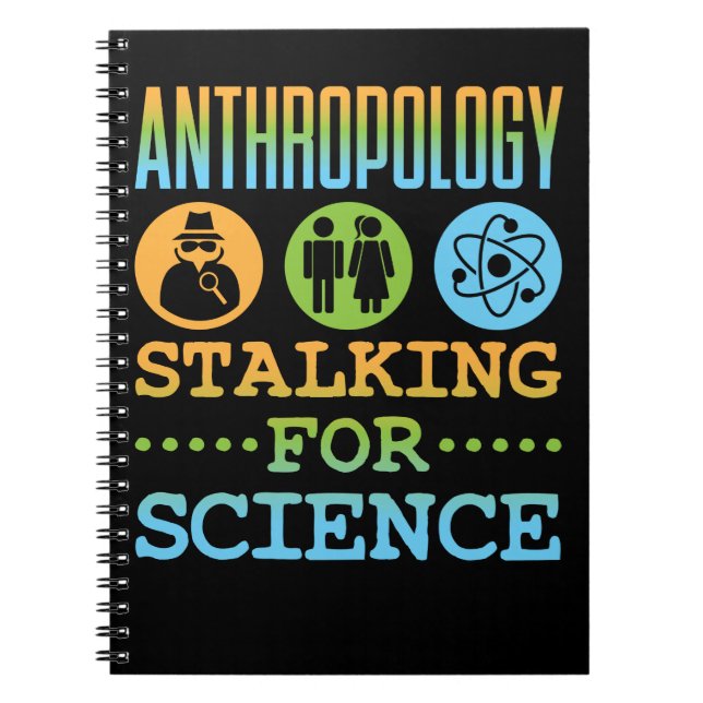 Anthropologie Stalking for Science Anthropologist Notizblock (Vorderseite)