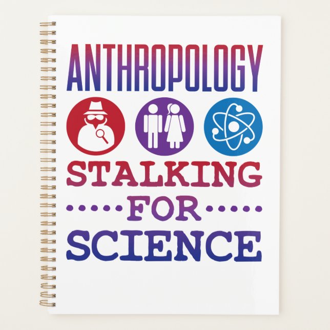 Anthropologie Stalking for Science Anthropologist Planer (Vorderseite)