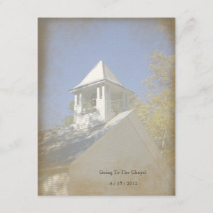 Anthropologie-Vintage Kapellen-Einladung Einladung