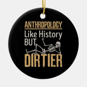 Anthropologie wie Geschichte, aber schmutziger Keramik Ornament