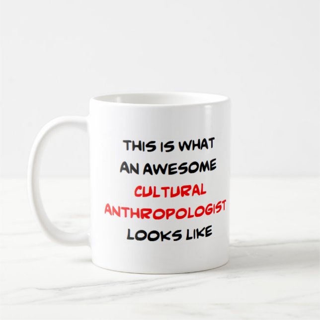 Anthropologin, kulturell, phantastische Kaffee-Tas Kaffeetasse (Links)