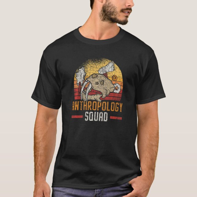 Anthropology Squad Science Anthropologist Fossils  T-Shirt (Vorderseite)