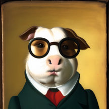 Anthropomorphe aristokratische Guinea