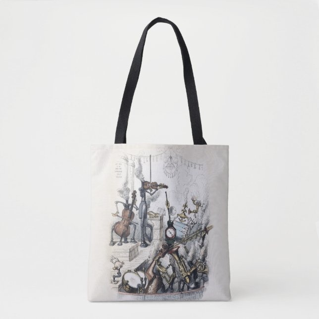 Anthropomorphe Band-Tasche J J Grandvilles (Vorderseite)