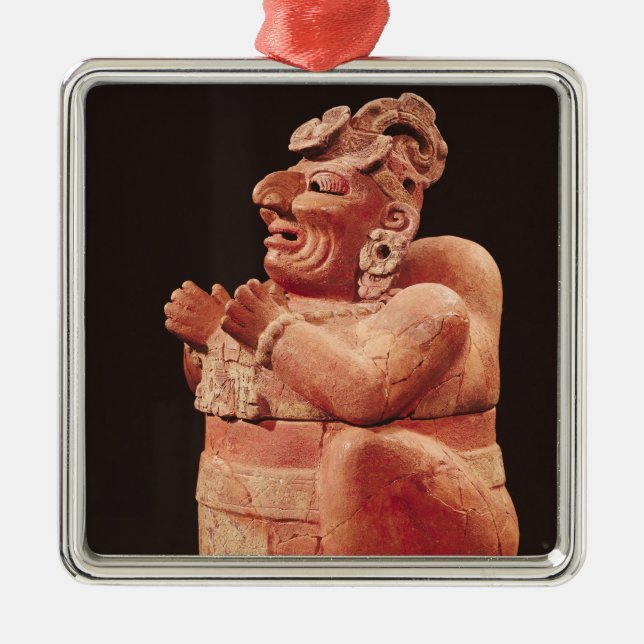 Anthropomorpher Censer, von Guatemala Ornament Aus Metall (Vorne)