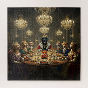 Anthropomorphes Dog Royalty Dinner Puzzle