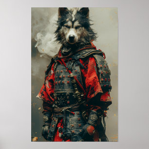 Anthropomorphes Sheepdog-Poster - Whimsikale Canin Poster