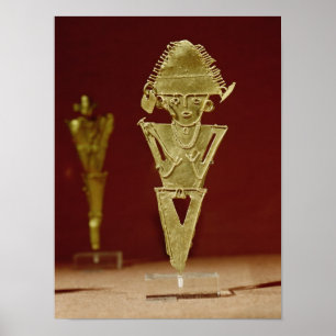 Anthropomorphic figure of a warrior poster