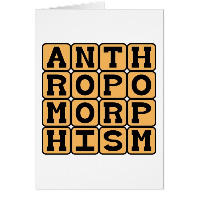 Anthropomorphismus, Ersticken von Tieren mit mensc (Vorne)