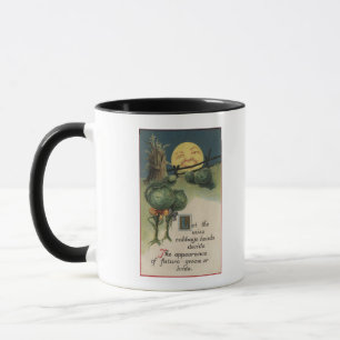 Anthropomorphismus Halloweens GreetingCabbage Tasse