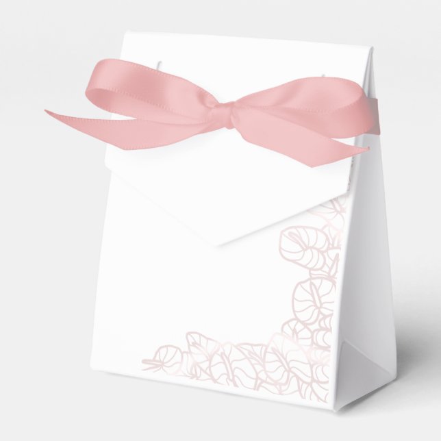 Anthurium-Hochzeitsgeschenkbox Geschenkschachtel (Vorderseite)