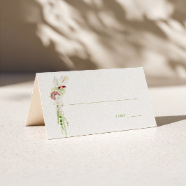 Anthurium-Kaskaden-Brautstrauß-Hochzeit Platzkarte