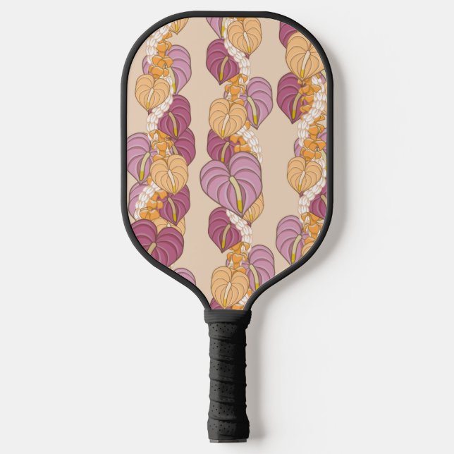Anthurium Puakenikeni Lei Pickleball Paddle (Vorderseite)