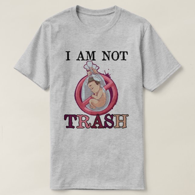 Anti-Abortion Pro-Life-Entscheidung stoppen ungebo T-Shirt (Design vorne)