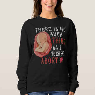 Anti Abortion Pro Life Konservative Ungeborene Leb Sweatshirt
