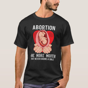 Anti Abortion Pro Life Wahl Stoppt ungeborene Lebe T-Shirt